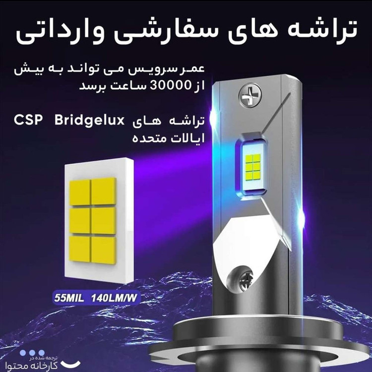 هدلایت کانپکس مدل M8 Pro (2025) پایه 9005/9006 بسته ۲ عددی