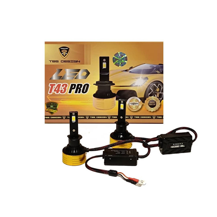 لامپ هدلایت خودرو تی بی اس دیزاین مدل T43 PRO پایه H7 بسته دو عددی