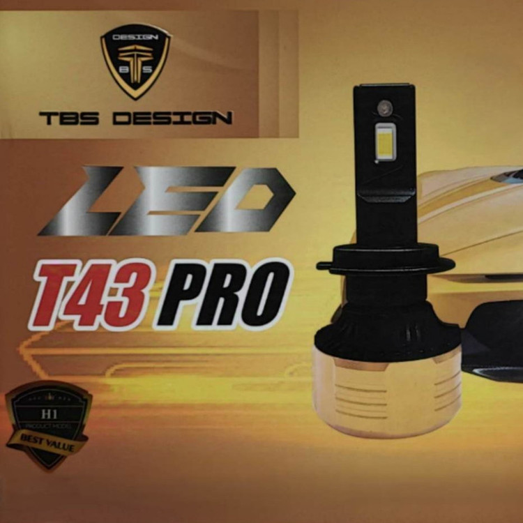 لامپ هدلایت خودرو تی بی اس دیزاین مدل T43 PRO پایه H7 بسته دو عددی