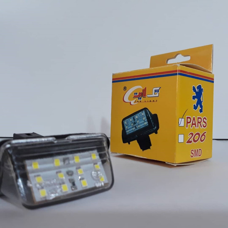 چراغ پلاک خودرو تک لایت مدل AM 5964 P مناسب برای پژو پارس بسته 2 عددی