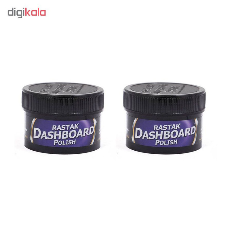 واکس داشبورد رستاک مدل R102 حجم 150 میلی لیتر بسته 2 عددی