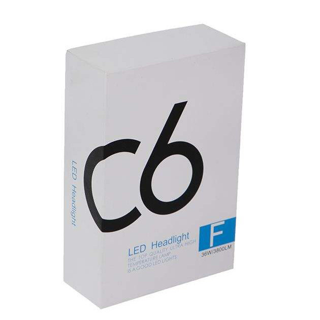 لامپ هدلایت خودرو مدل C6 H1 مناسب برای پژو 206 بسته دو عددی